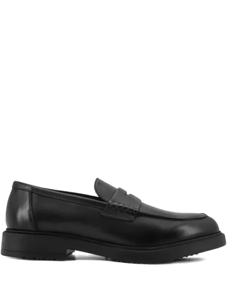 Pantofi loafer Doucal's fără toc negru