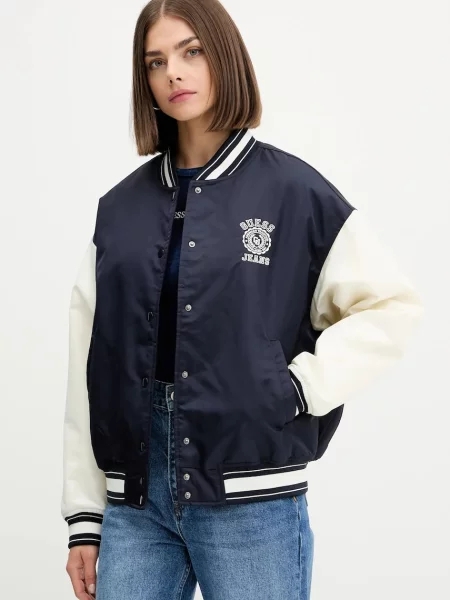 Guess Jeans Яке бомбър тъмносин
