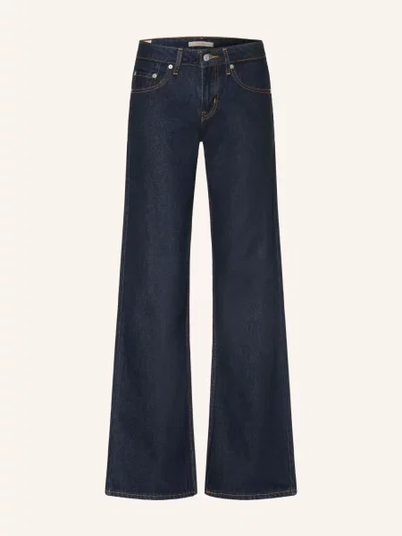 Szerokie jeansy Levi's czarne