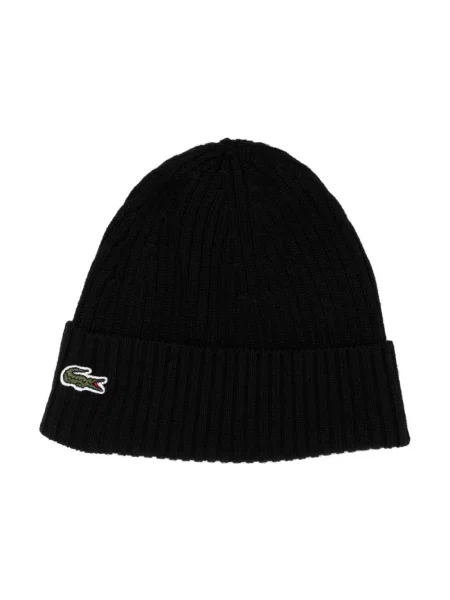 Czapka Lacoste chunky czarna