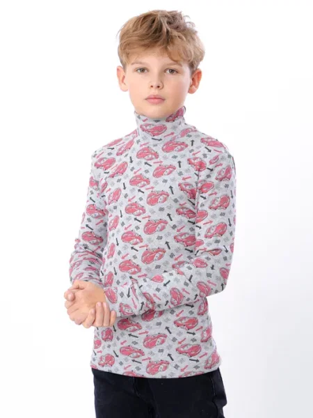 Гольф свитер носи своє из спандекса серый