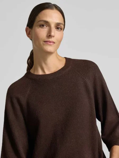 Sweter o kroju loose fit z rękawem o dł. model ORLEAN 1' Soyaconcept
