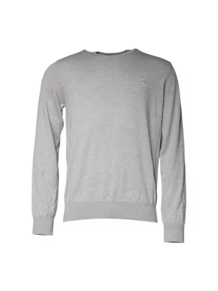 Sweter Dolce And Gabbana wełniany szary