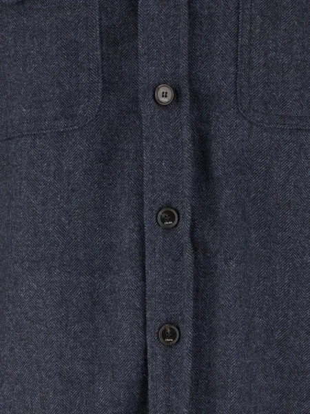 Cămașă Iceberg cu model herringbone gri