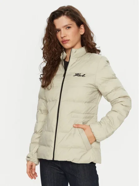 Яке Karl Lagerfeld преходен модел бежово