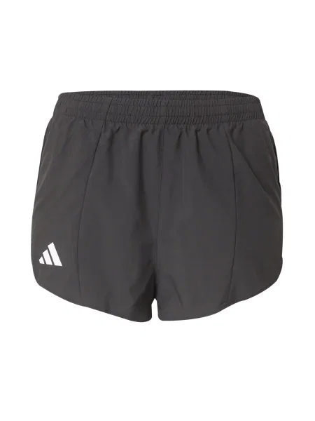 ADIDAS PERFORMANCE Pantaloni sport ADIZERO negru alb