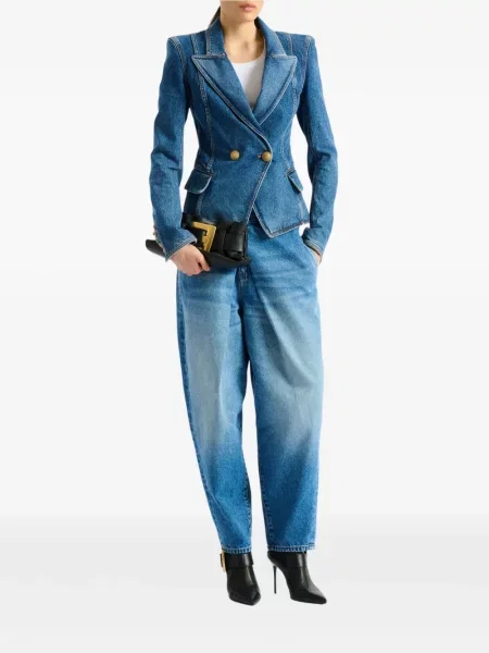 Geacă de blugi Balmain albastru