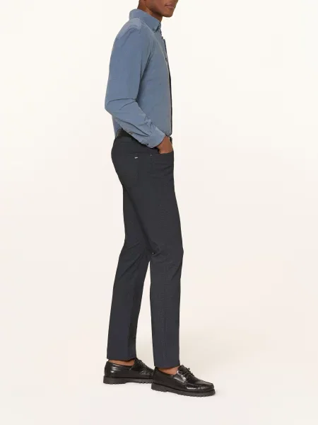 Brax Kalhoty Chuck Modern Fit 21 perma blue modré