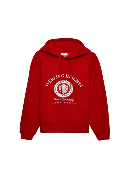 Grimelange Majica rdeča bela