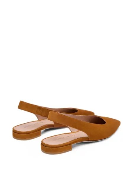 Pantofi cu toc Stuart Weitzman slingback maro