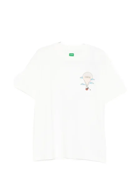 Tricou Flâneur cu imagine alb