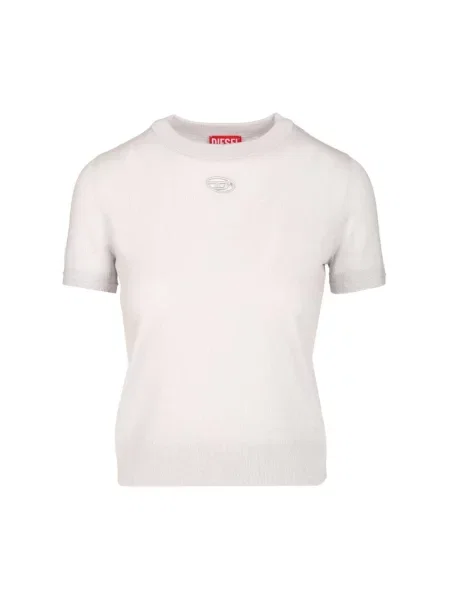 Sweter Diesel wełniany szary