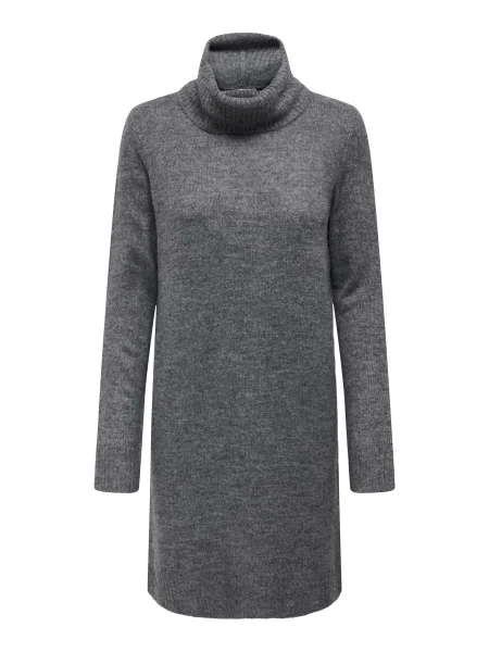 JDY Rochie tricotat ELANOR amestecat gri
