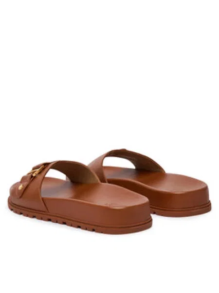 Šľapky LAUREN RALPH LAUREN hnedá
