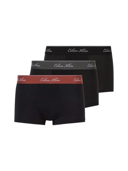 Calvin Klein Underwear Boxerky tmavosivá / červená čierna