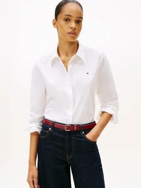 Bluză Tommy Hilfiger alb