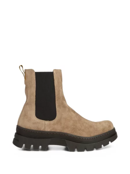 Botine Moorer din piele de căprioară chunky