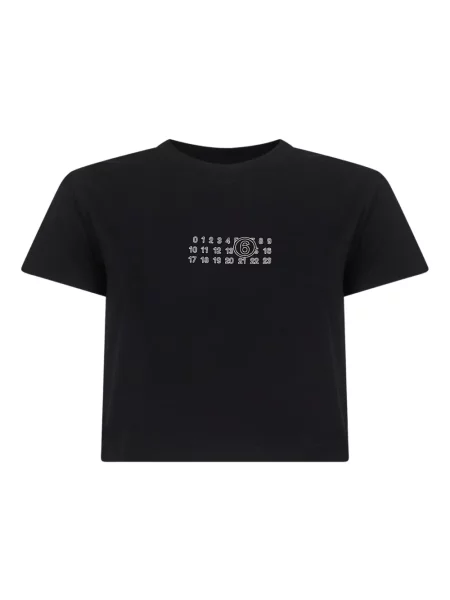 Cropp tricou Mm6 Maison Margiela negru