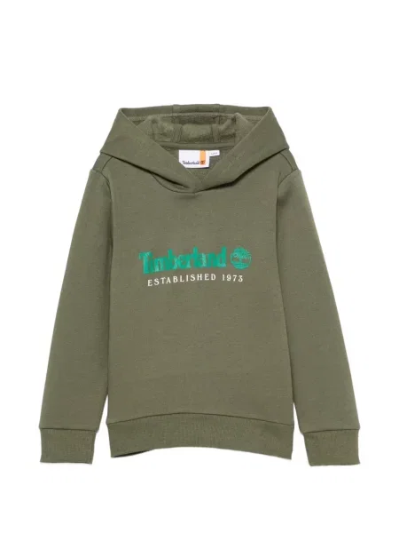 Bluza z kapturem dziecięca Timberland zielona