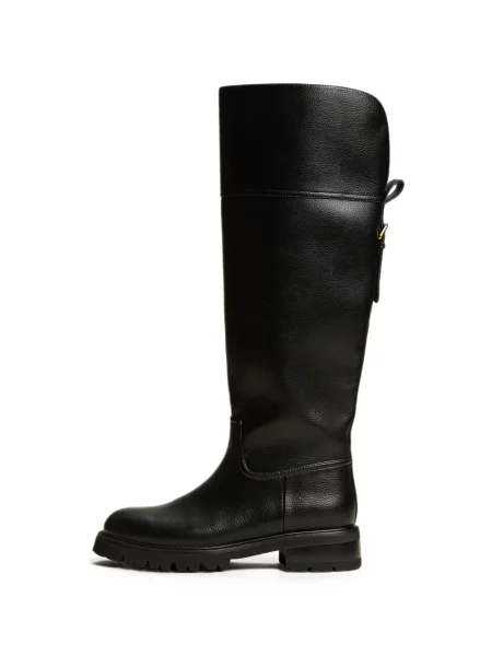 Cizme Twinset cu cataramă cu bretele negru