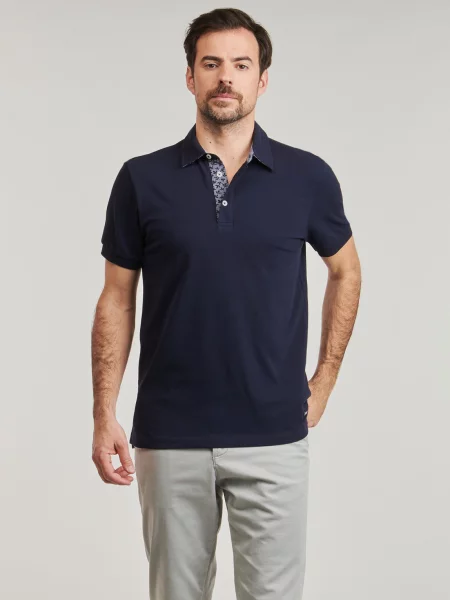 Polo majica Geox s printom plava