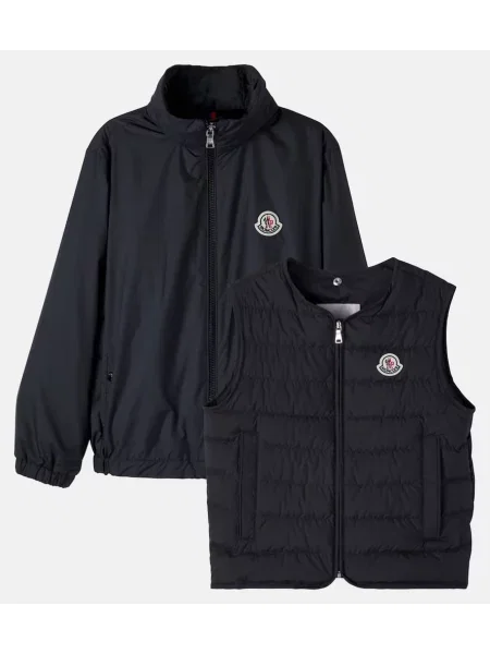 Gyerek dzseki Moncler Enfant fekete