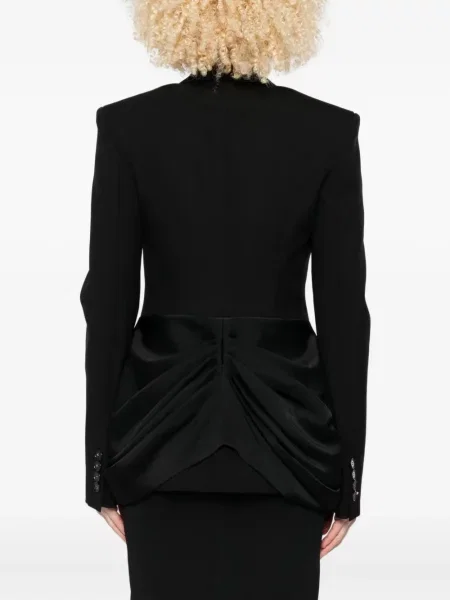 Sacou Stella Mccartney drapate negru