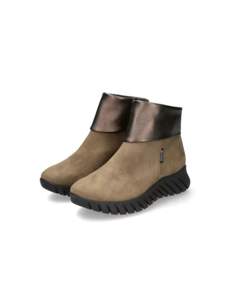 Botki Mephisto skórzane zielone