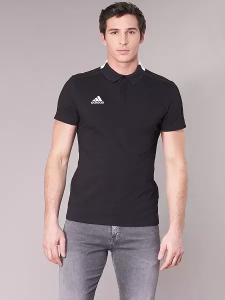 Polo majica Adidas crna