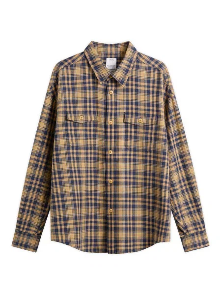 Koszula z długim rękawem Visvim w kratę z długim rękawem