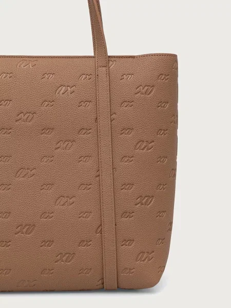 Кожаная сумка шоппер Armani Exchange