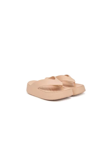Platform talpú vietnámi papucs Crocs rózsaszín