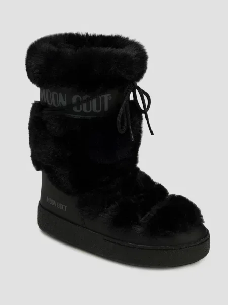 Buty Zimowe Moon Boot Ltrack Faux Fur High Wp czarne