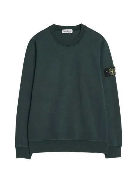 Hanorac Stone Island cu strasuri verde