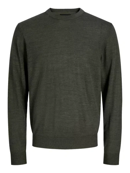 Jack & Jones Premium Pulover JPRMark închis verde