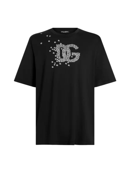 Koszulka Dolce And Gabbana z logo czarna