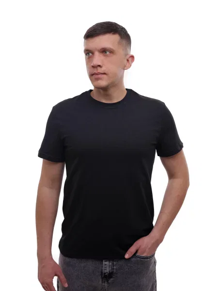 Футболка STREAM віскоза/поліестер чорний