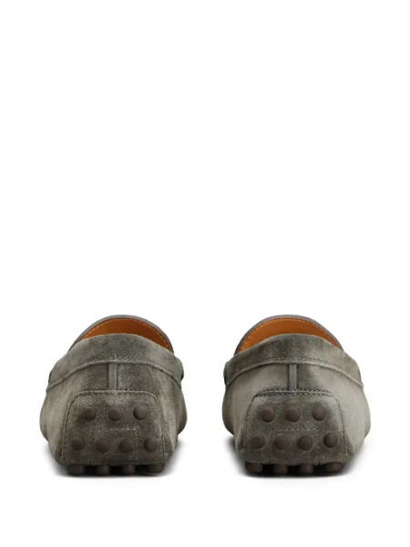 Pantofi loafer Tod's din piele de căprioară gri