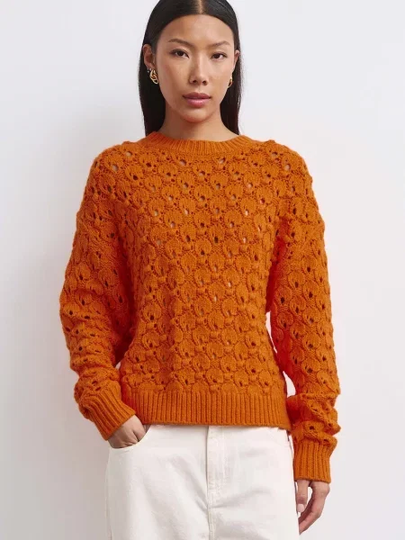 Medicine sweter pomarańczowy