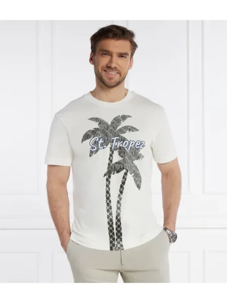 Joop! Tricou Bardo | Modern fit alb