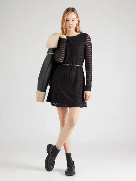 ABOUT YOU Rochie tricotat Sofia' negru