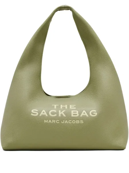 Geanta de piele Marc Jacobs din piele verde