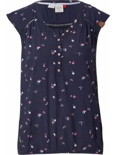 Ragwear Bluza Salty tamno plava / žad / roza / bijela