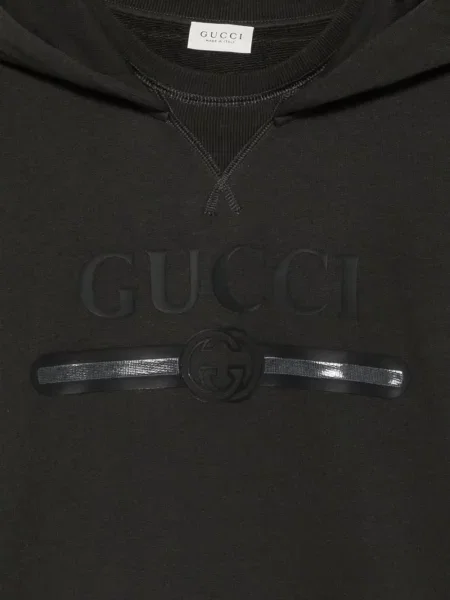 Bluza z kapturem dziecięca Gucci czarna