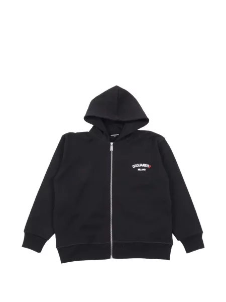 Bluza z kapturem dziecięca Dsquared2 czarna