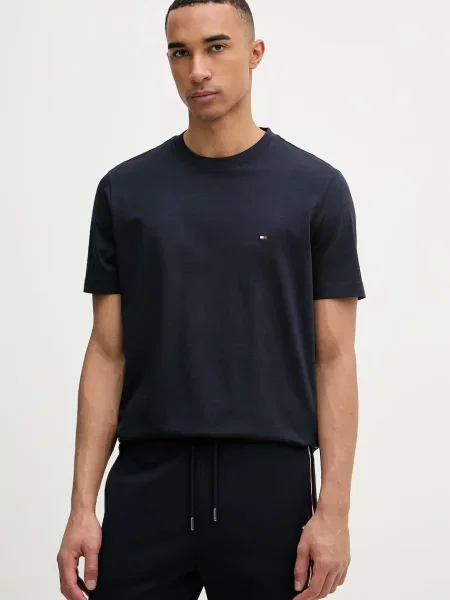 Tommy Hilfiger basic majica kratkih rukava za muškarce od pamuka plava