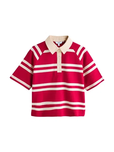 Next Tricou crem roșu