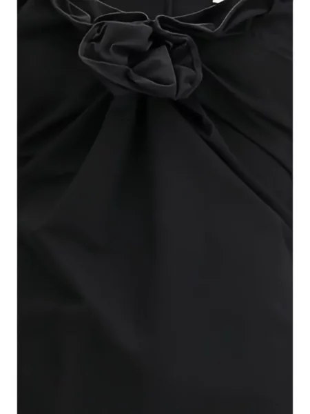 Rochie Magda Butrym cu model floral de costum negru