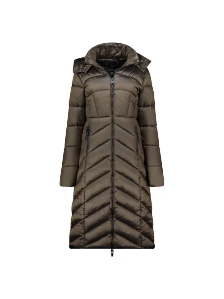 Kurtka Geographical Norway BLANCHE LONG KAKI DB LADY KAKI zielona