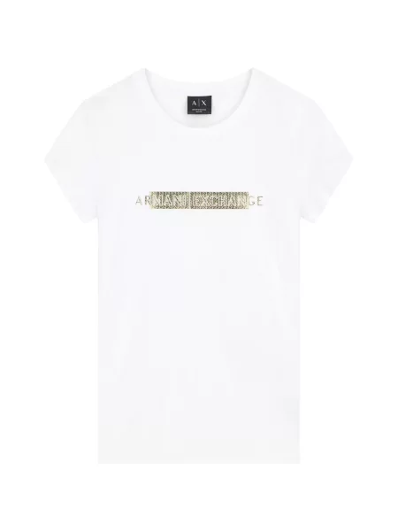 Tricou Eax alb